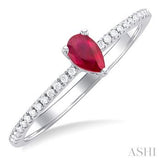 Colored Stone Rings  -  Women'