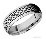Precious Metal (No Stones) Wedding Bands  -  Men'