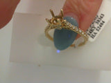 Engagement Ring"Center Diamond Not Included"