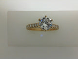 Engagement Ring"Center Diamond Not Included"