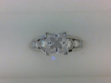 Engagement Ring"Center Diamond Not Included"