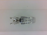 Engagement Ring"Center Diamond Not Included"