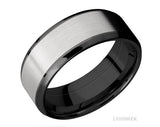 Precious Metal (No Stones) Wedding Bands  -  Men'