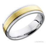 Precious Metal (No Stones) Wedding Bands  -  Men'