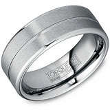 Precious Metal (No Stones) Wedding Bands  -  Men'