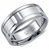 Precious Metal (No Stones) Wedding Bands  -  Men'