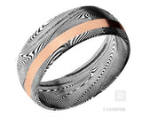 Precious Metal (No Stones) Wedding Bands  -  Men'