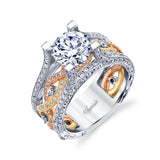 Engagement Ring"Center Diamond Not Included"