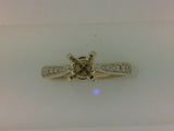 Engagement Ring"Center Diamond Not Included"
