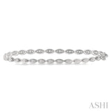 Marquise Shape Stackable Diamond Bangle