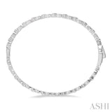 Marquise Shape Stackable Diamond Bangle