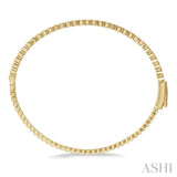 Marquise Shape Stackable Diamond Bangle