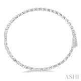 Marquise Shape Stackable Diamond Bangle