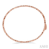 Oval Shape Stackable Diamond Bangle