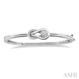 SILVER DIAMOND FASHION BANGLE
