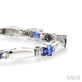 GEMSTONE & DIAMOND BRACELET