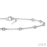 MARQUISE SHAPE DIAMOND STATION BRACELET