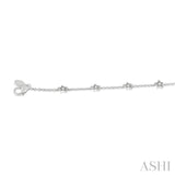 STAR SHAPE DIAMOND STATION BRACELET