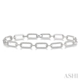 DIAMOND PAPER CLIP BRACELET