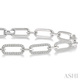 DIAMOND PAPER CLIP BRACELET