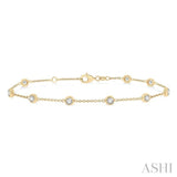 DIAMOND STATION BRACELET