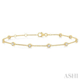 DIAMOND STATION BRACELET