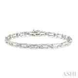 MARQUISE LINK DIAMOND BRACELET