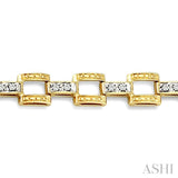 BAR LINK DIAMOND BRACELET