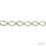 SILVER DIAMOND BRACELET