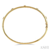 Stackable Bezel Set Diamond Bangle