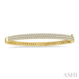 Pave-Set Diamond Fashion Bangle