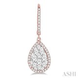 PEAR SHAPE LOVEBRIGHT ESSENTIAL DIAMOND EARRINGS