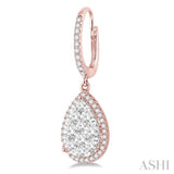 PEAR SHAPE LOVEBRIGHT ESSENTIAL DIAMOND EARRINGS