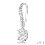 OVAL SHAPE LOVEBRIGHT ESSENTIAL DIAMOND EARRINGS