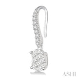 OVAL SHAPE LOVEBRIGHT ESSENTIAL DIAMOND EARRINGS