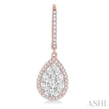 PEAR SHAPE LOVEBRIGHT ESSENTIAL DIAMOND EARRINGS