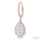 PEAR SHAPE LOVEBRIGHT ESSENTIAL DIAMOND EARRINGS