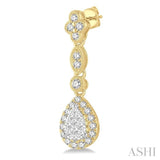PEAR SHAPE LOVEBRIGHT DIAMOND EARRINGS