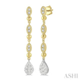 PEAR SHAPE LOVEBRIGHT DIAMOND EARRINGS