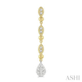 PEAR SHAPE LOVEBRIGHT DIAMOND EARRINGS