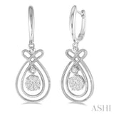 PEAR SHAPE LOVEBRIGHT DIAMOND EARRINGS