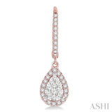 PEAR SHAPE LOVEBRIGHT ESSENTIAL DIAMOND EARRINGS