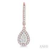 PEAR SHAPE LOVEBRIGHT ESSENTIAL DIAMOND EARRINGS