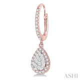 PEAR SHAPE LOVEBRIGHT ESSENTIAL DIAMOND EARRINGS