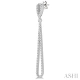 DIAMOND FASHION LONG EARRINGS