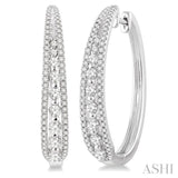 DIAMOND HOOP EARRINGS