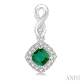 GEMSTONE & DIAMOND EARRINGS