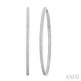 DIAMOND HOOP EARRINGS