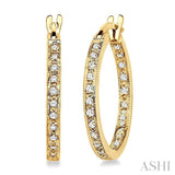 DIAMOND HOOP EARRINGS