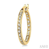 DIAMOND HOOP EARRINGS
